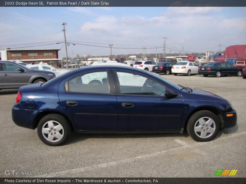 Patriot Blue Pearl / Dark Slate Gray 2003 Dodge Neon SE