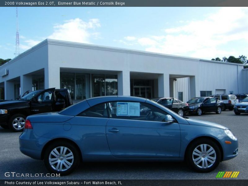 Eismeer Blue Metallic / Cornsilk Beige 2008 Volkswagen Eos 2.0T