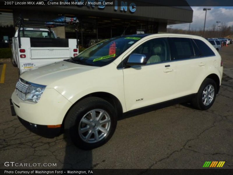 Creme Brulee Metallic / Medium Camel 2007 Lincoln MKX AWD