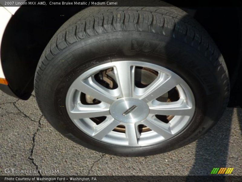 Creme Brulee Metallic / Medium Camel 2007 Lincoln MKX AWD
