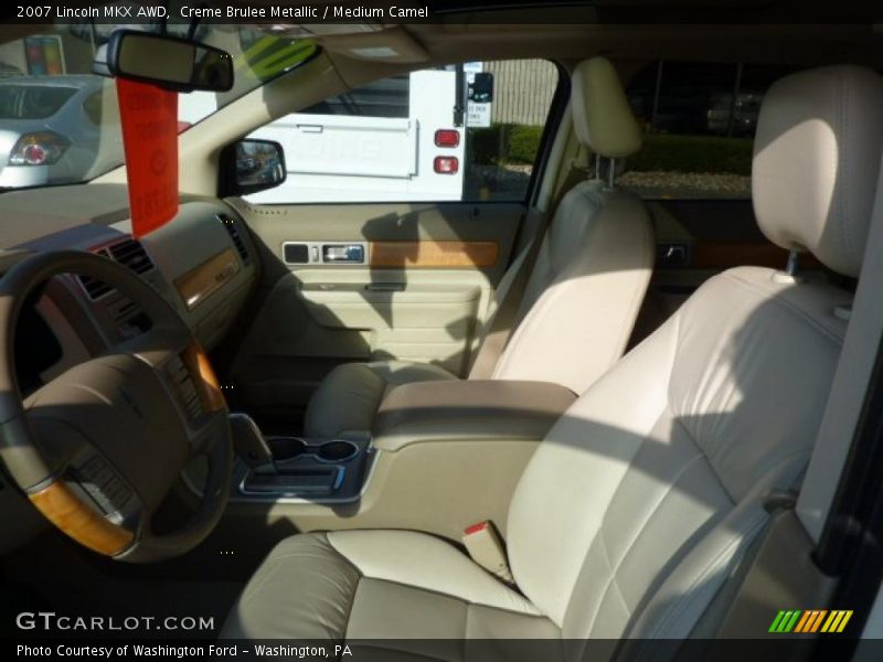 Creme Brulee Metallic / Medium Camel 2007 Lincoln MKX AWD