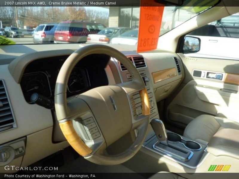 Creme Brulee Metallic / Medium Camel 2007 Lincoln MKX AWD