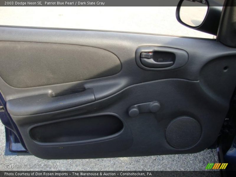 Patriot Blue Pearl / Dark Slate Gray 2003 Dodge Neon SE