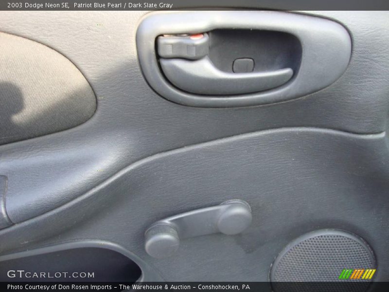 Patriot Blue Pearl / Dark Slate Gray 2003 Dodge Neon SE