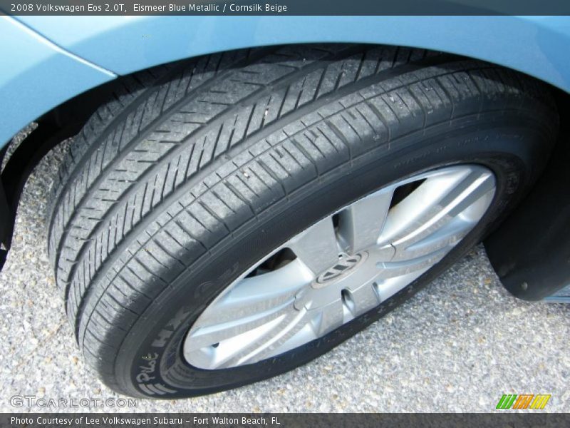 Eismeer Blue Metallic / Cornsilk Beige 2008 Volkswagen Eos 2.0T
