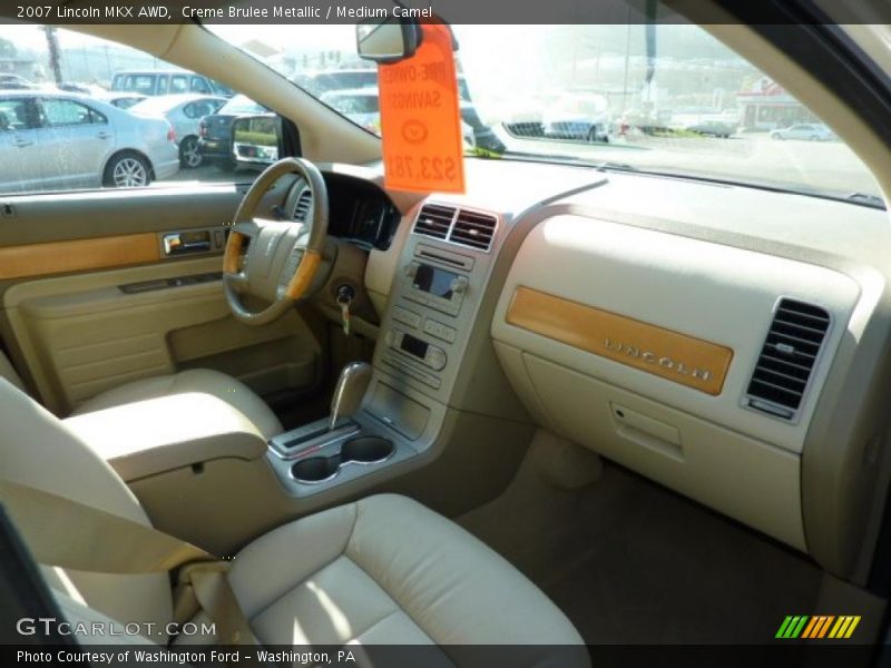 Creme Brulee Metallic / Medium Camel 2007 Lincoln MKX AWD