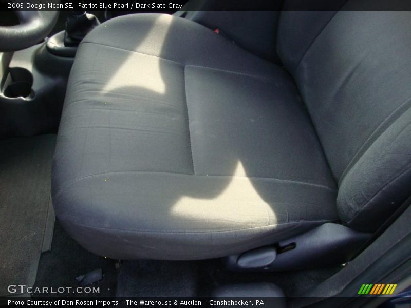 Patriot Blue Pearl / Dark Slate Gray 2003 Dodge Neon SE