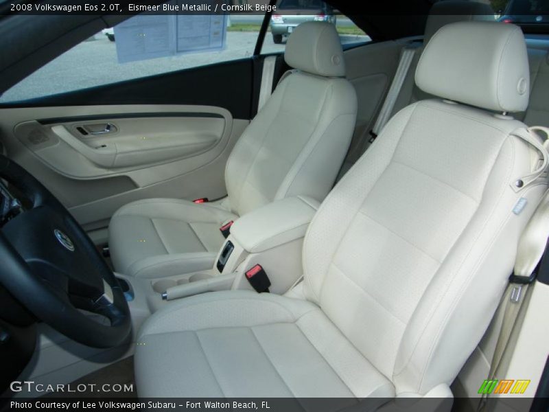 Eismeer Blue Metallic / Cornsilk Beige 2008 Volkswagen Eos 2.0T