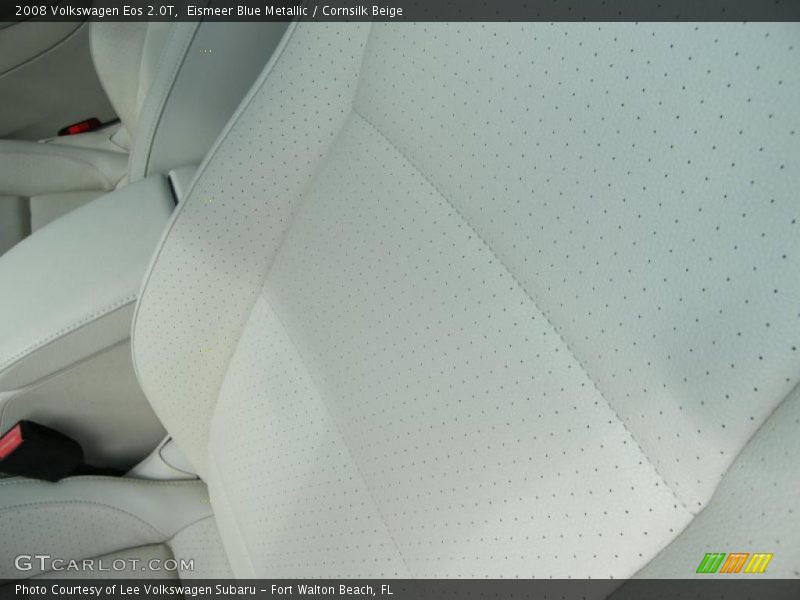Eismeer Blue Metallic / Cornsilk Beige 2008 Volkswagen Eos 2.0T