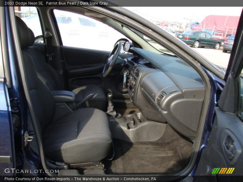 Patriot Blue Pearl / Dark Slate Gray 2003 Dodge Neon SE