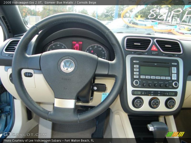 Eismeer Blue Metallic / Cornsilk Beige 2008 Volkswagen Eos 2.0T