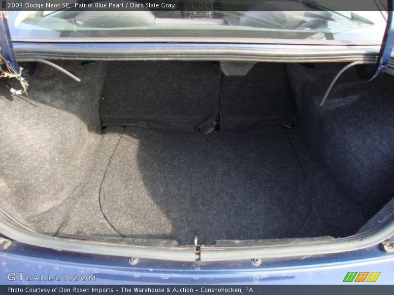  2003 Neon SE Trunk
