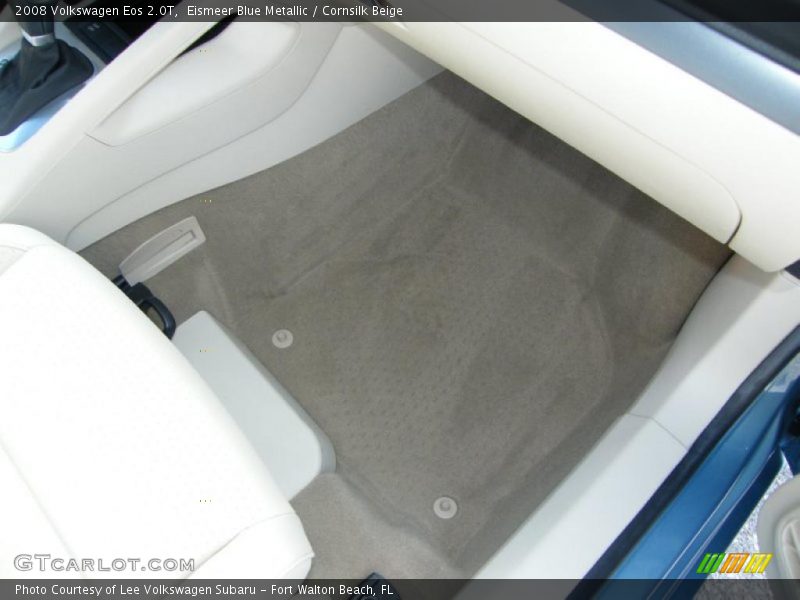 Eismeer Blue Metallic / Cornsilk Beige 2008 Volkswagen Eos 2.0T