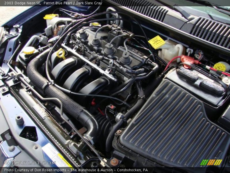  2003 Neon SE Engine - 2.0 Liter SOHC 16-Valve 4 Cylinder