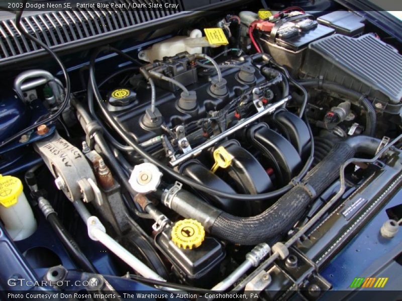  2003 Neon SE Engine - 2.0 Liter SOHC 16-Valve 4 Cylinder