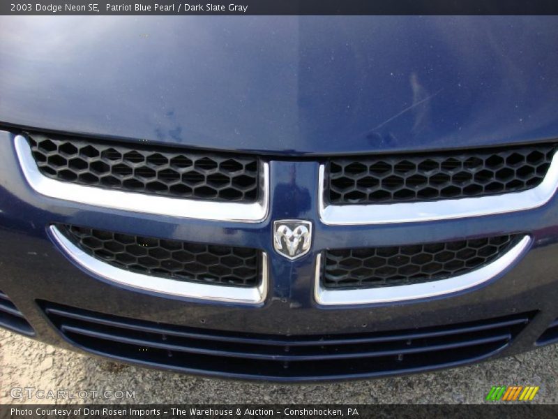 Patriot Blue Pearl / Dark Slate Gray 2003 Dodge Neon SE