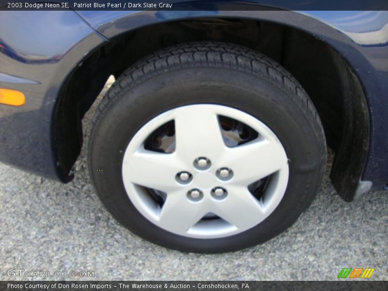 Patriot Blue Pearl / Dark Slate Gray 2003 Dodge Neon SE