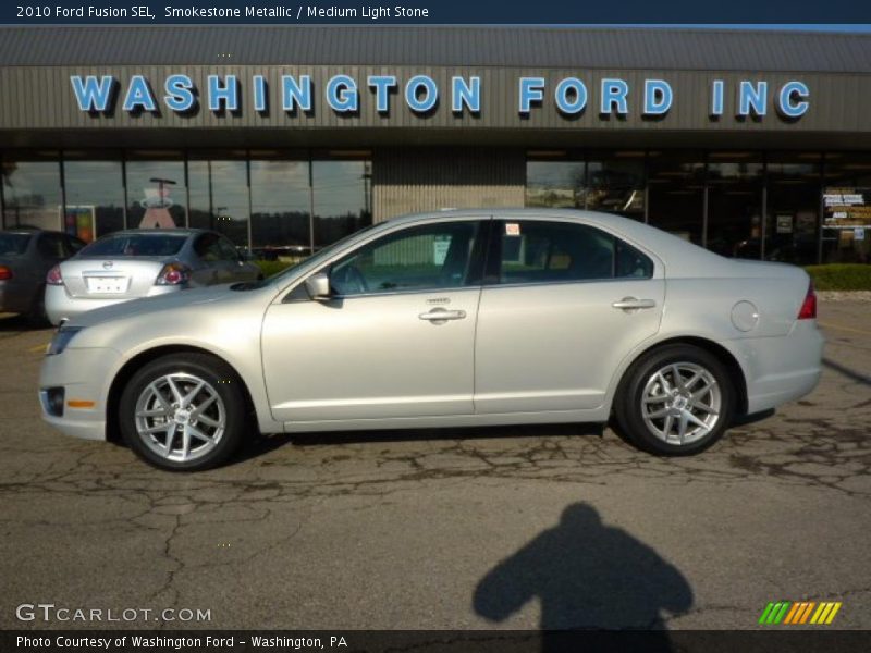 Smokestone Metallic / Medium Light Stone 2010 Ford Fusion SEL