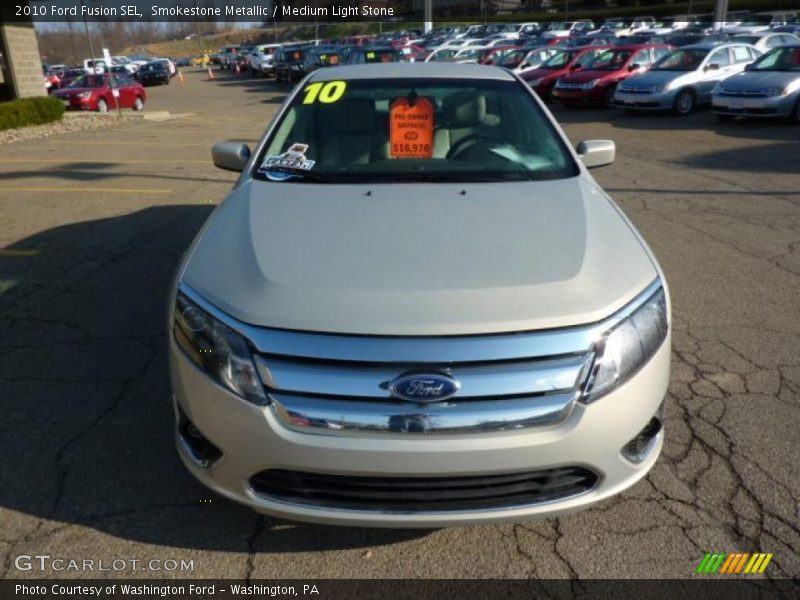 Smokestone Metallic / Medium Light Stone 2010 Ford Fusion SEL