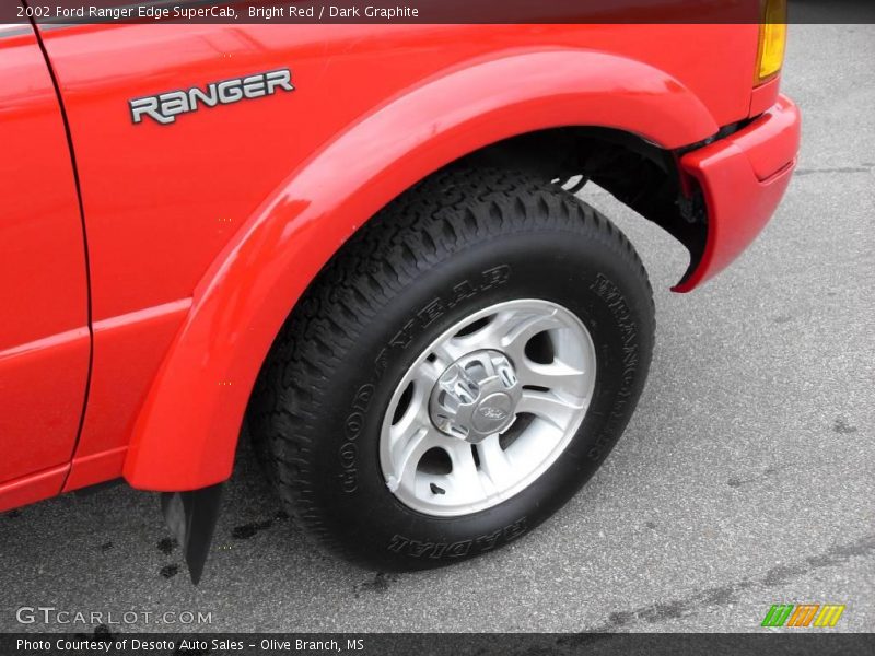 Bright Red / Dark Graphite 2002 Ford Ranger Edge SuperCab