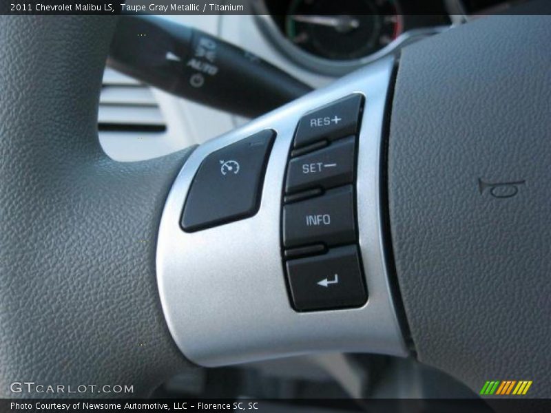 Taupe Gray Metallic / Titanium 2011 Chevrolet Malibu LS