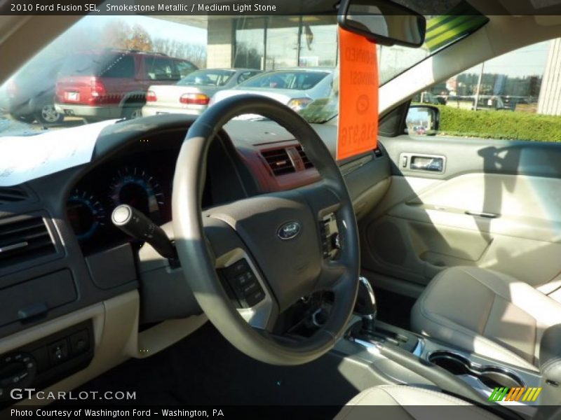 Smokestone Metallic / Medium Light Stone 2010 Ford Fusion SEL
