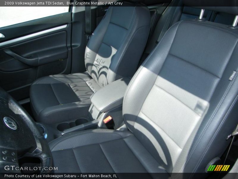Blue Graphite Metallic / Art Grey 2009 Volkswagen Jetta TDI Sedan