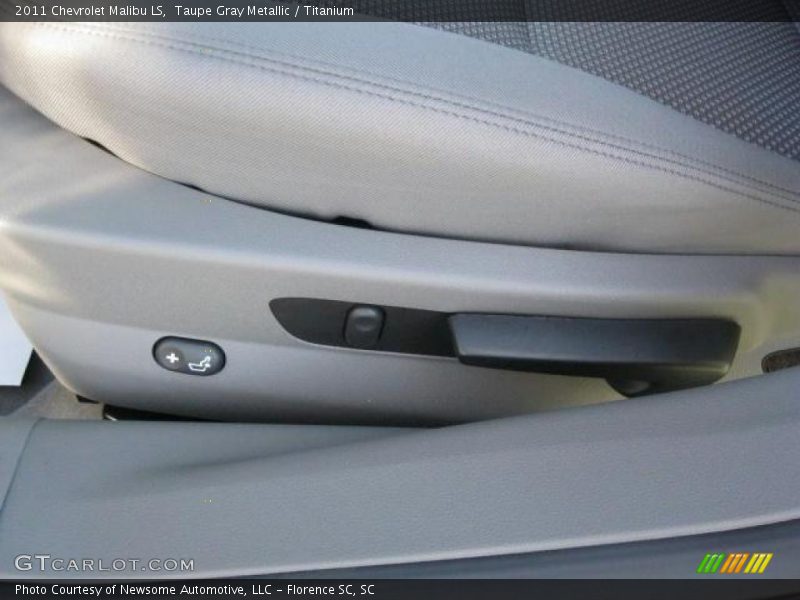 Taupe Gray Metallic / Titanium 2011 Chevrolet Malibu LS