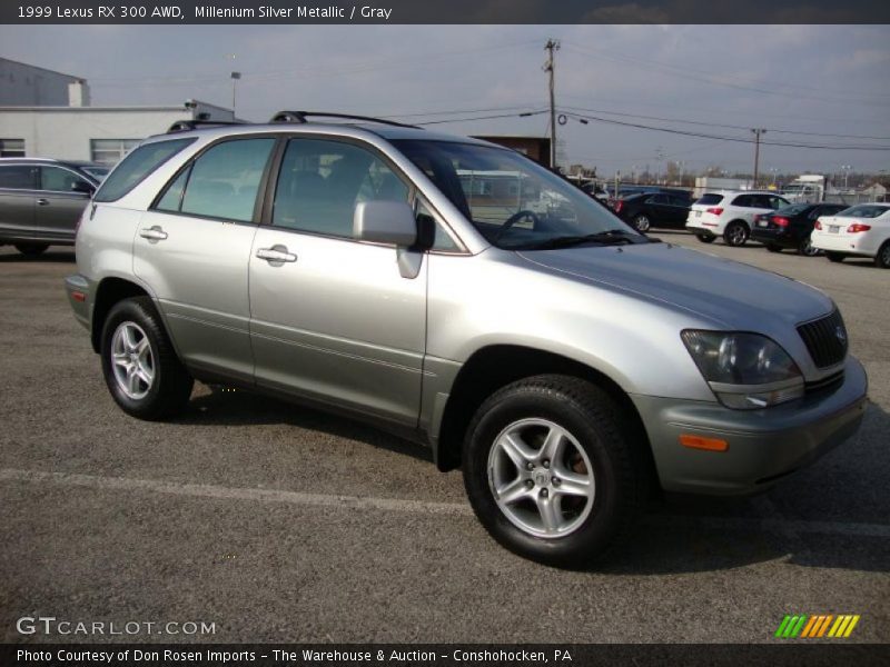 Millenium Silver Metallic / Gray 1999 Lexus RX 300 AWD