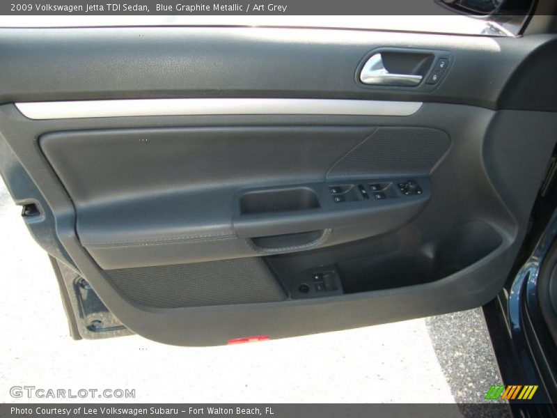 Blue Graphite Metallic / Art Grey 2009 Volkswagen Jetta TDI Sedan