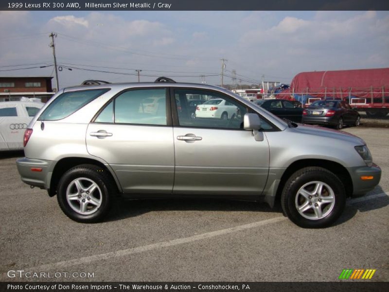 Millenium Silver Metallic / Gray 1999 Lexus RX 300 AWD