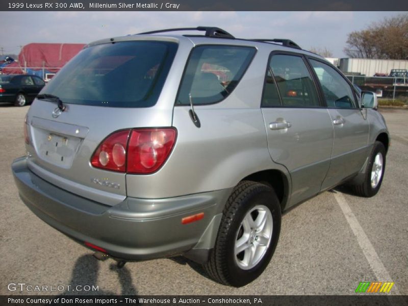 Millenium Silver Metallic / Gray 1999 Lexus RX 300 AWD