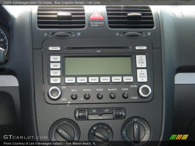 Blue Graphite Metallic / Art Grey 2009 Volkswagen Jetta TDI Sedan