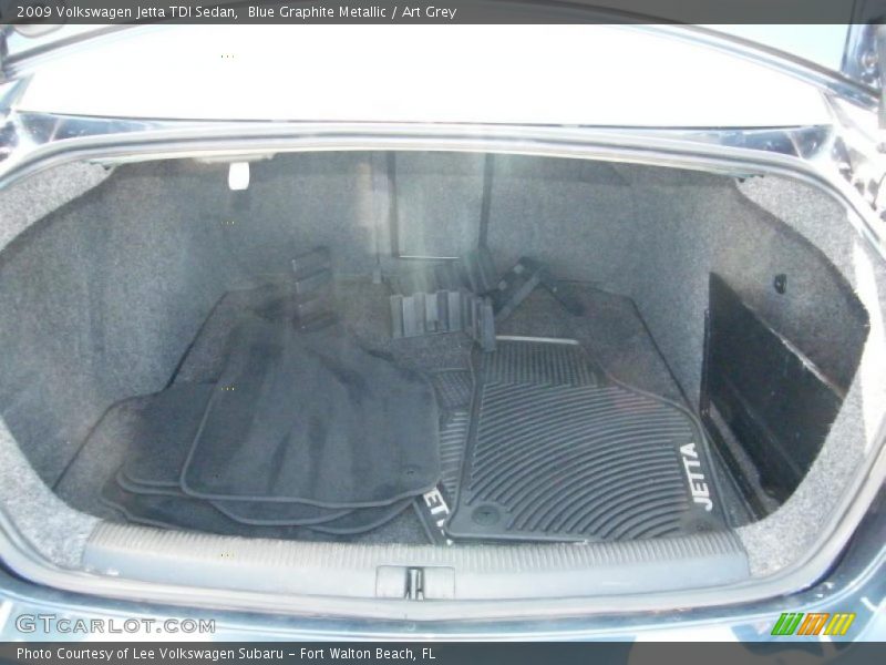 Blue Graphite Metallic / Art Grey 2009 Volkswagen Jetta TDI Sedan