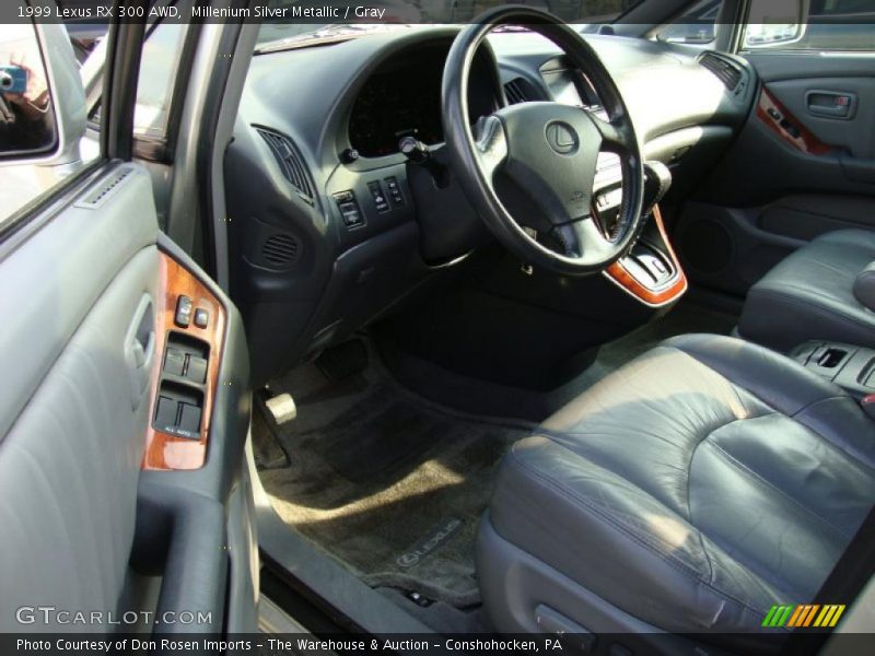 Millenium Silver Metallic / Gray 1999 Lexus RX 300 AWD
