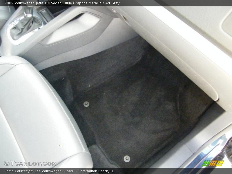 Blue Graphite Metallic / Art Grey 2009 Volkswagen Jetta TDI Sedan
