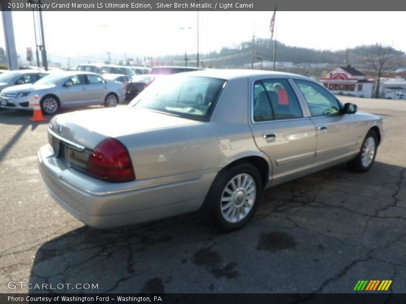 Silver Birch Metallic / Light Camel 2010 Mercury Grand Marquis LS Ultimate Edition