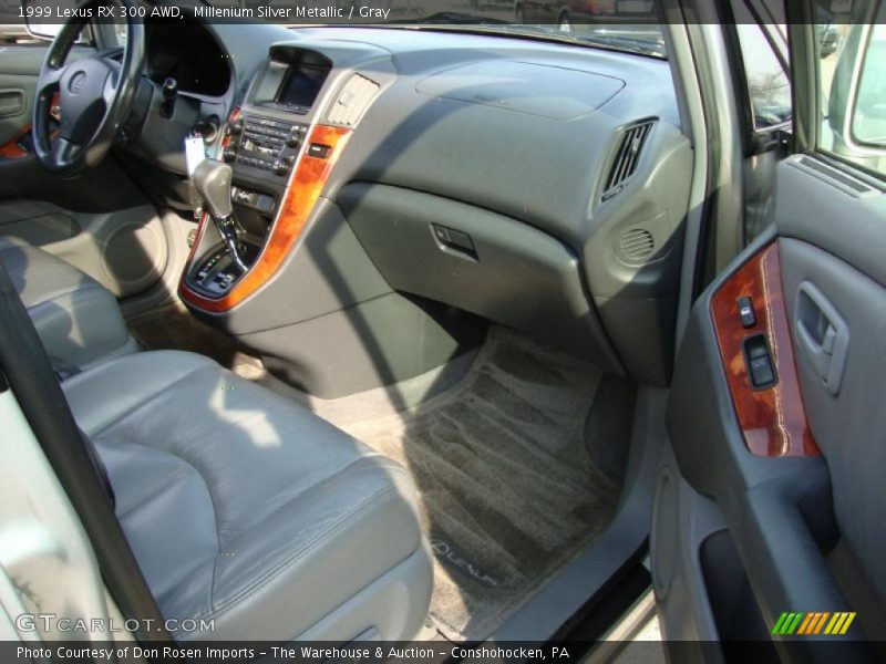Millenium Silver Metallic / Gray 1999 Lexus RX 300 AWD