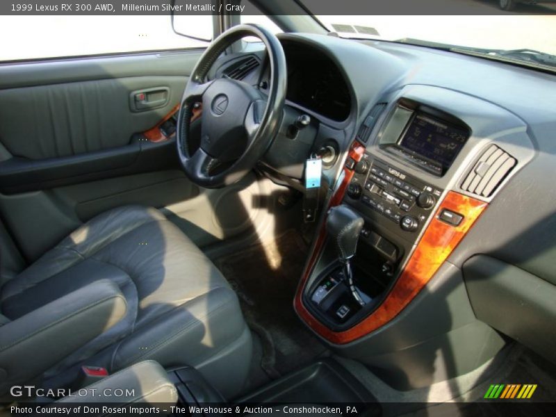 Millenium Silver Metallic / Gray 1999 Lexus RX 300 AWD