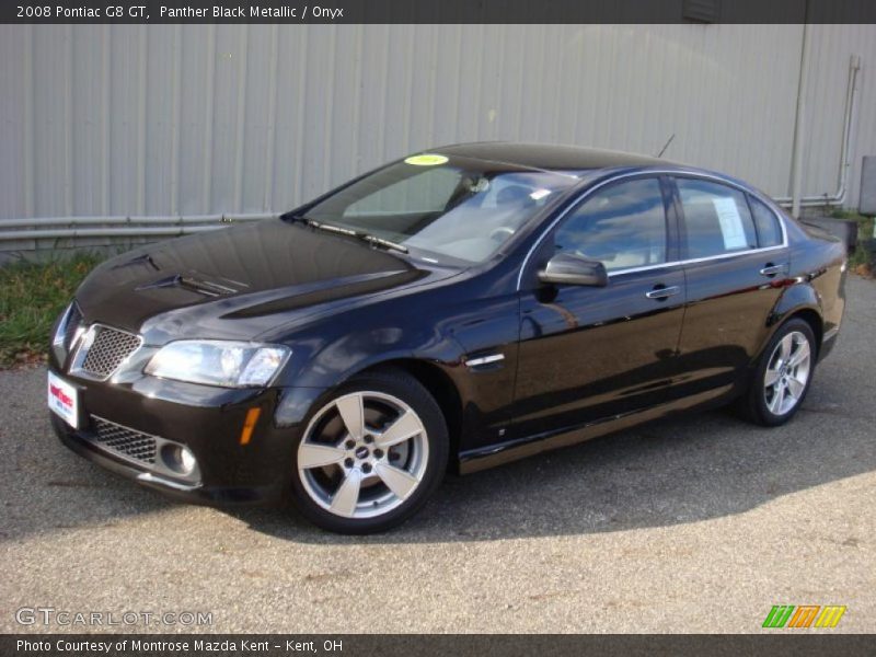 Panther Black Metallic / Onyx 2008 Pontiac G8 GT