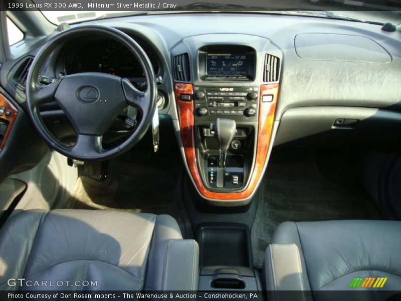 Millenium Silver Metallic / Gray 1999 Lexus RX 300 AWD