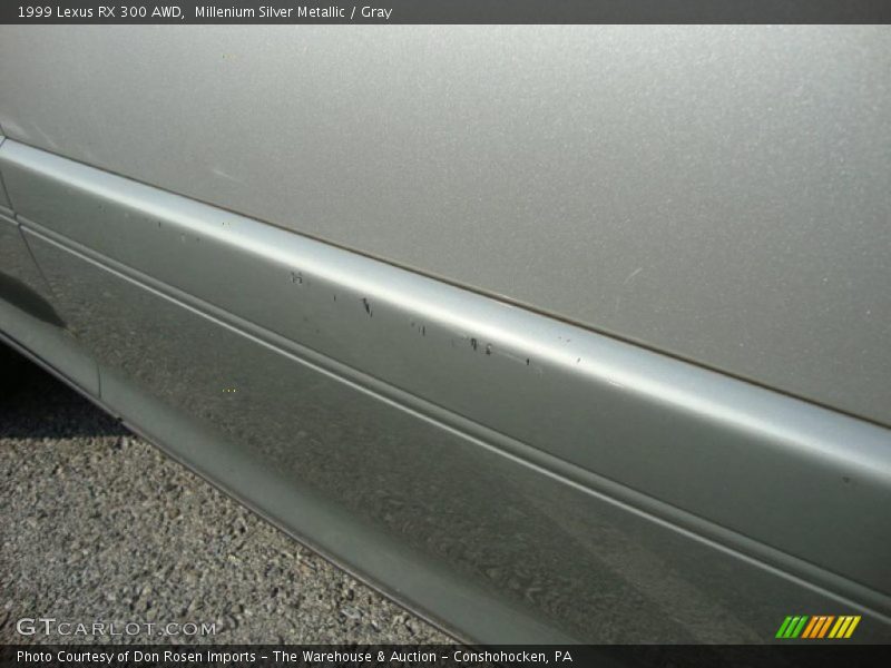 Millenium Silver Metallic / Gray 1999 Lexus RX 300 AWD
