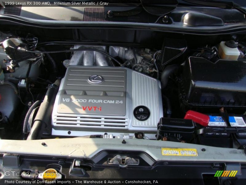 Millenium Silver Metallic / Gray 1999 Lexus RX 300 AWD