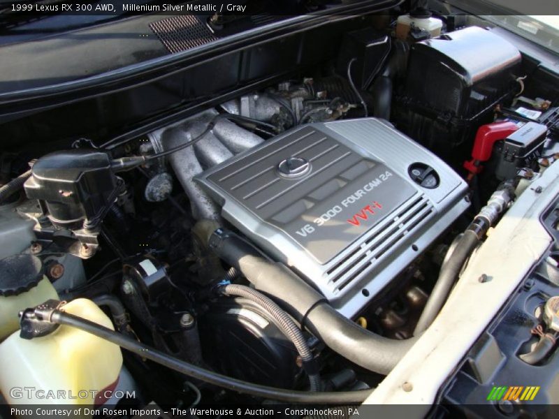 Millenium Silver Metallic / Gray 1999 Lexus RX 300 AWD