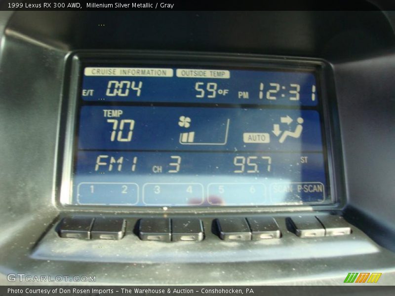 Millenium Silver Metallic / Gray 1999 Lexus RX 300 AWD