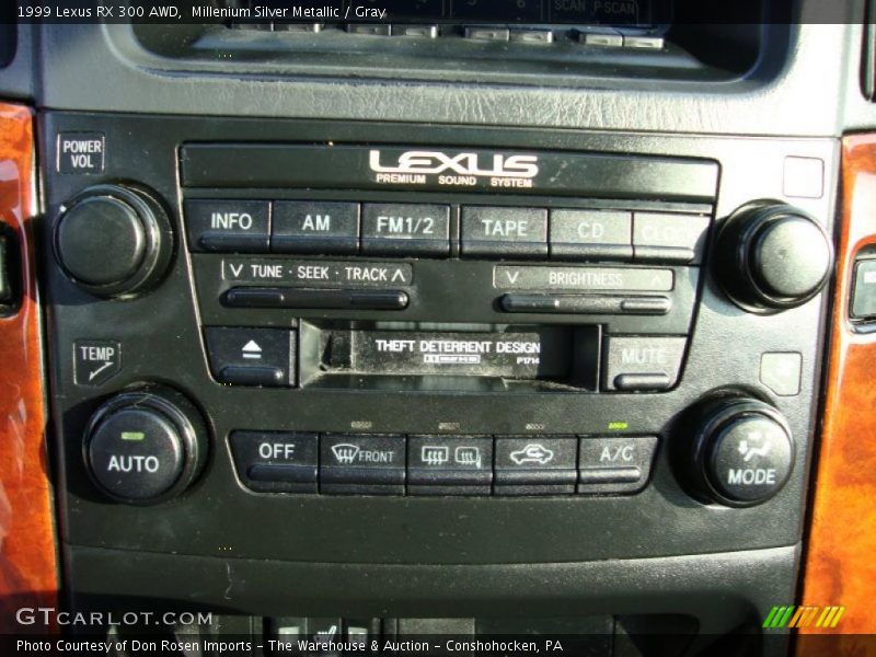 Millenium Silver Metallic / Gray 1999 Lexus RX 300 AWD