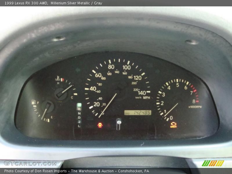 Millenium Silver Metallic / Gray 1999 Lexus RX 300 AWD