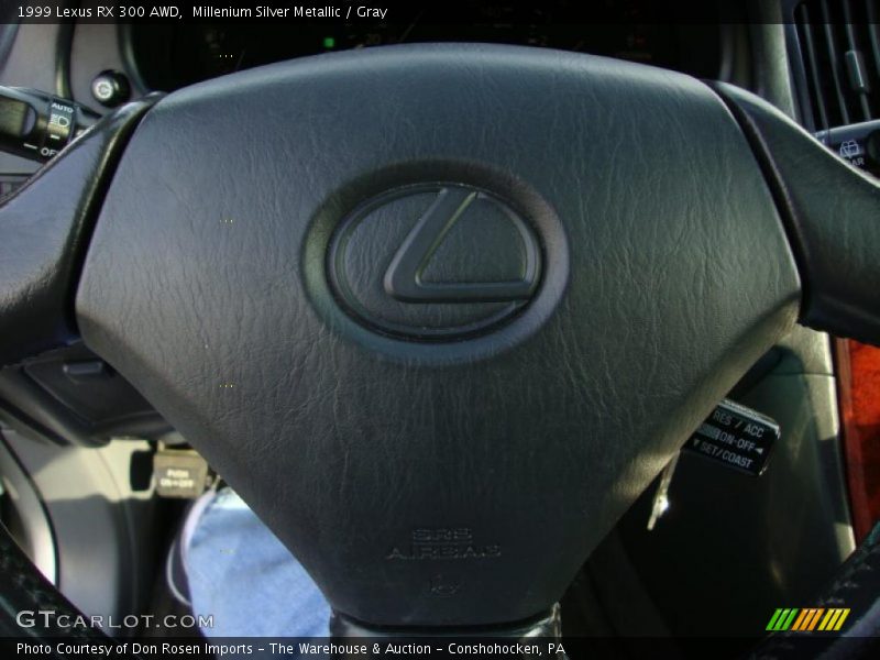 Millenium Silver Metallic / Gray 1999 Lexus RX 300 AWD