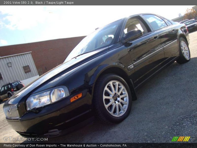 Black / Taupe/Light Taupe 2001 Volvo S80 2.9