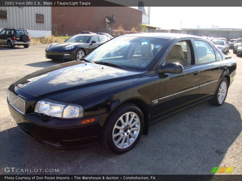 Black / Taupe/Light Taupe 2001 Volvo S80 2.9